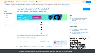 
                            1. How do I ssh into the VM for Minikube? - Stack Overflow