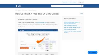 
                            9. How Do I Start a Free Trial of Gliffy Online? – Gliffy Support