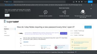 
                            9. How do I stop Notes requiring a new password every time I open it ...