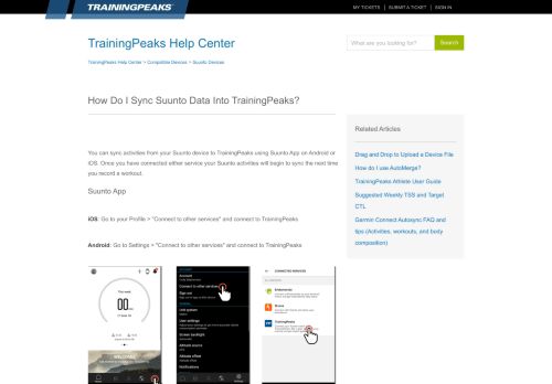 
                            13. How do I sync Suunto data into TrainingPeaks? – TrainingPeaks Help ...