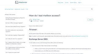 
                            2. How do I test mailbox access? – BitTitan Help Center