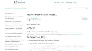 
                            12. How do I test mailbox access? – BitTitan Help Center