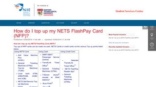 
                            7. How do I top up my NETS FlashPay Card (NFP)? - Support Home Page