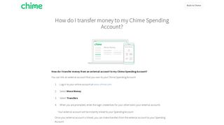 
                            4. How do I transfer money to my Chime Spending Account? – Chime ...