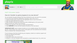 
                            1. How do I transfer my game progress to my new ... - Playrix Support