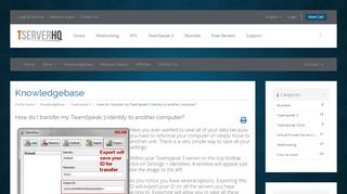 
                            5. How do I transfer my TeamSpeak 3 Identity to another computer ...