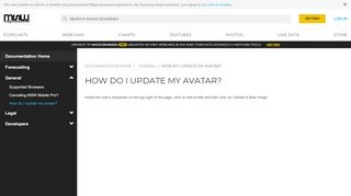 
                            13. How do I update my avatar? - Magicseaweed.com