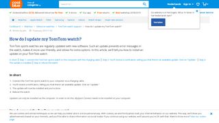 
                            6. How do I update my TomTom watch? - Before 23:59, delivered tomorrow