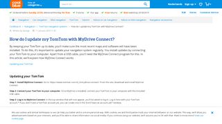 
                            10. How do I update my TomTom with MyDrive Connect? - Before 23:59 ...