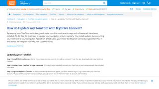 
                            11. How do I update my TomTom with MyDrive Connect? - Before 23:59 ...