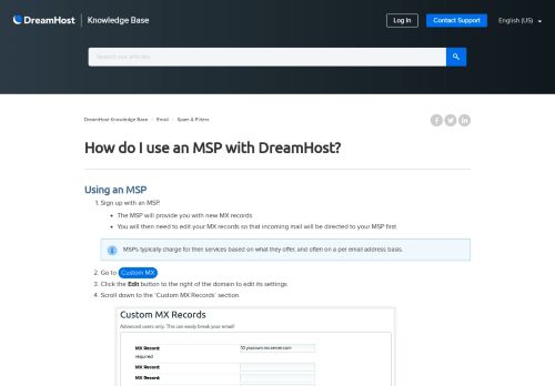 
                            12. How do I use an MSP with DreamHost? – DreamHost