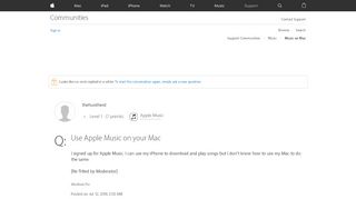 
                            6. how do i use apple music on my mac? - Apple Community