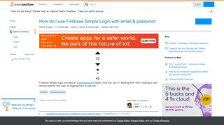 
                            2. How do I use Firebase Simple Login with email & password ...