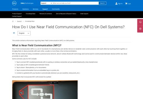 
                            13. How Do I Use Near Field Communication (NFC) On Dell Systems ...