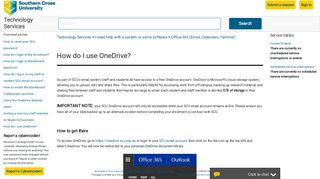 
                            10. How do I use OneDrive? – Technology Services