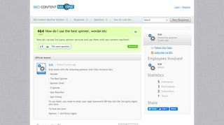 
                            9. How do I use the best spinner, wordai etc | SEO Content Machine ...