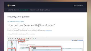 
                            3. How do I use Zevera with jDownloader? - Zevera.com Service Center
