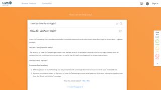 
                            4. How do I verify my login? - LogMeIn Support - LogMeIn, Inc.