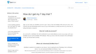 
                            4. How do I verify my ZenMate account and get my free Premium trial ...