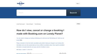 
                            7. How do I view, cancel or change a booking I made with Booking.com ...