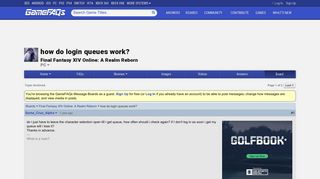
                            1. how do login queues work? - Final Fantasy XIV Online: A Realm ...