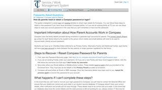 
                            9. How do parents reset or obtain a Compass password or login ...