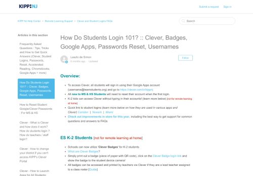 
                            7. How Do Students Login 101? :: Clever, Badges, Google Apps ...