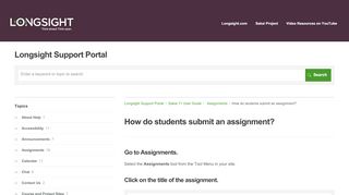 
                            7. How do students submit an assignment? | Sakai 11 User Guide ...