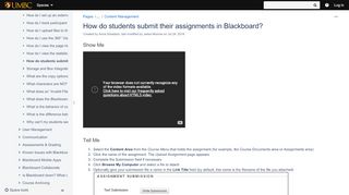 
                            10. How do students submit their assignments in Blackboard? - Find ...