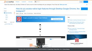 
                            11. How do you access native login features through Desktop Google ...