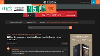 
                            5. How do you access your blackberry email online on home computer ...