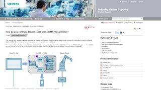 
                            13. How do you control a Stäubli robot with a SIMATIC controller? - ID ...