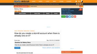 
                            12. How do you create a storm8 account when there is already ...