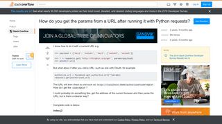 
                            1. How do you get the params from a URL after running it with Python ...