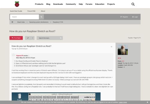 
                            1. How do you run Raspbian Stretch as Root? - Raspberry Pi Forums