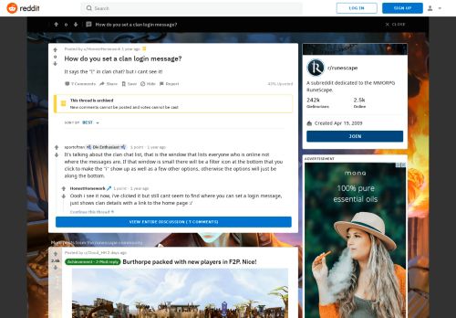 
                            13. How do you set a clan login message? : runescape - Reddit
