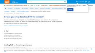 
                            3. How do you set up TomTom MyDrive Connect? - Before 23 ...