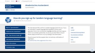 
                            7. How do you sign up for tandem language learning?