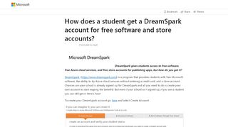 
                            2. How does a student get a DreamSpark account for free software and ...