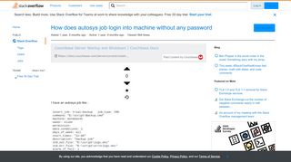 
                            13. How does autosys job login into machine without any password ...