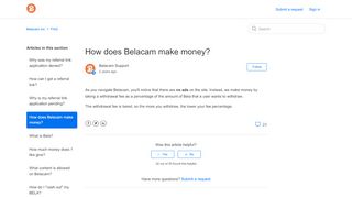 
                            10. How does Belacam make money? – Belacam Inc