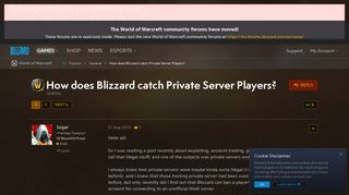 
                            6. How does Blizzard catch Private Server Players? - World of ...