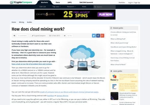 
                            6. How does cloud mining work? | CryptoCompare.com
