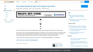 
                            4. how does facebook login and register api works - Stack Overflow