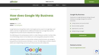 
                            11. How does Google My Business work? - Adhesion®, Auckland, NZ