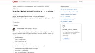 
                            7. How does Naaptol sell a different variety of products? - Quora