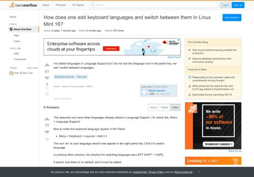 
                            9. How does one add keyboard languages and switch between them in ...