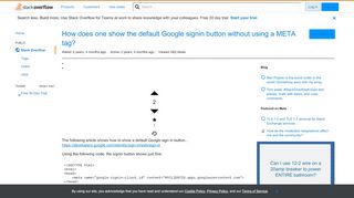 
                            3. How does one show the default Google signin button without using a ...