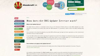 
                            4. How does the DBS Update Service work? | Woodcraft Folk