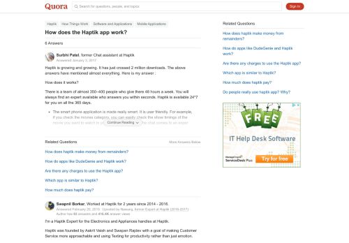 
                            11. How does the Haptik app work? - Quora